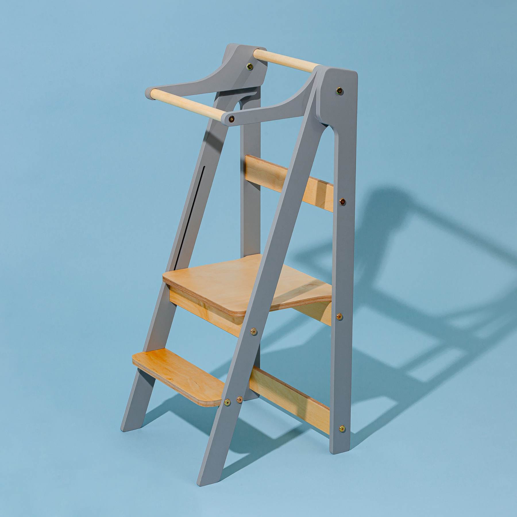 Folding Kitchen Tower - Duck Woodworks
