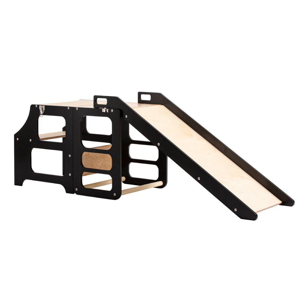 Foldable Kitchen Tower With a Slide