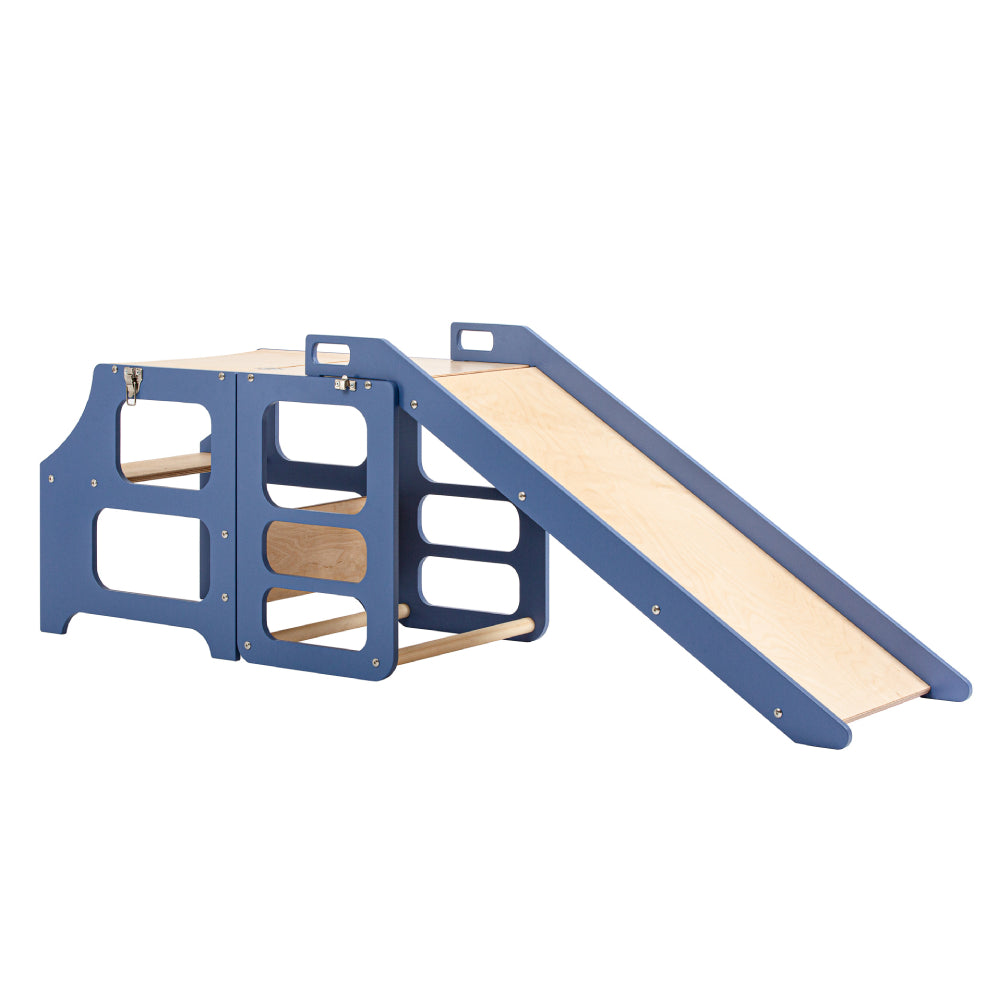Foldable Kitchen Tower With a Slide