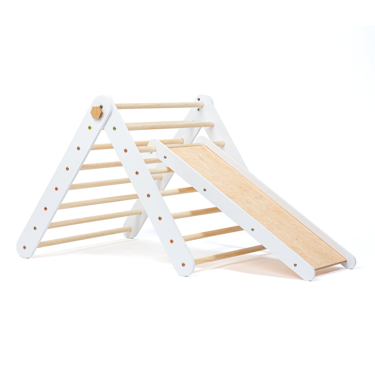 Climbing Triangle with a slide