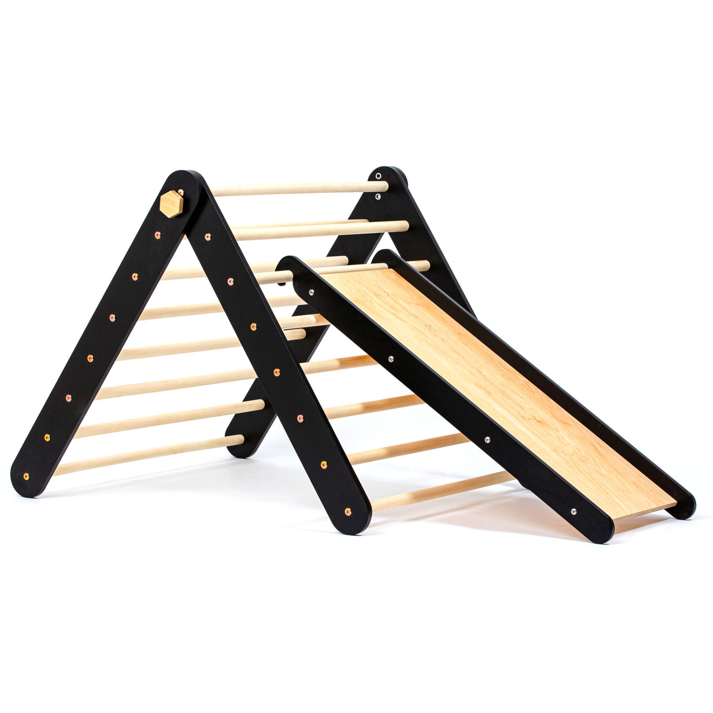 Climbing Triangle with a slide
