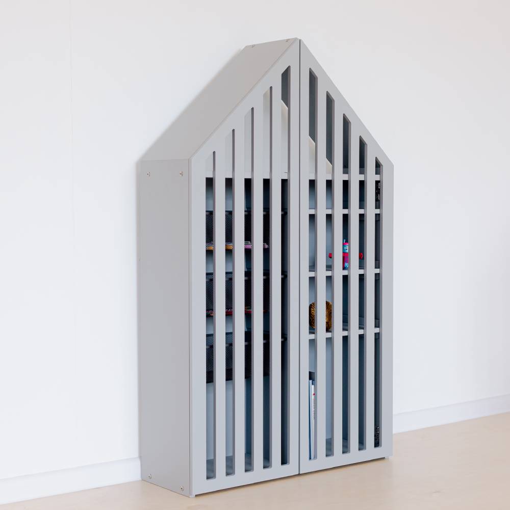 House shaped cupboard for children