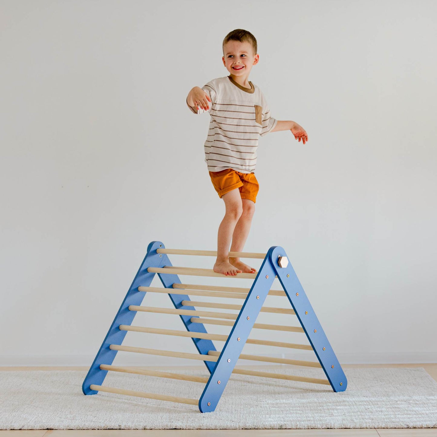 Climbing Triangle - Swedish Ladder set with a slide