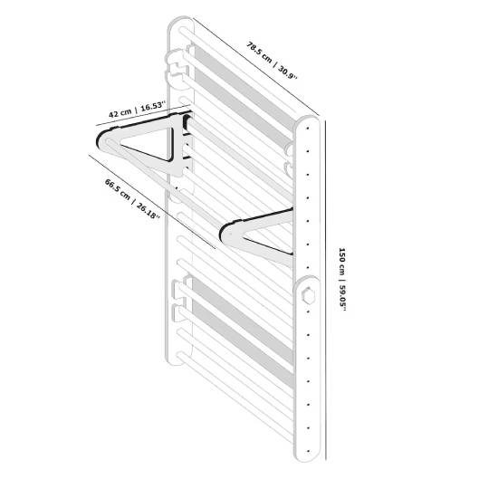 Climbing Triangle - Swedish Ladder set