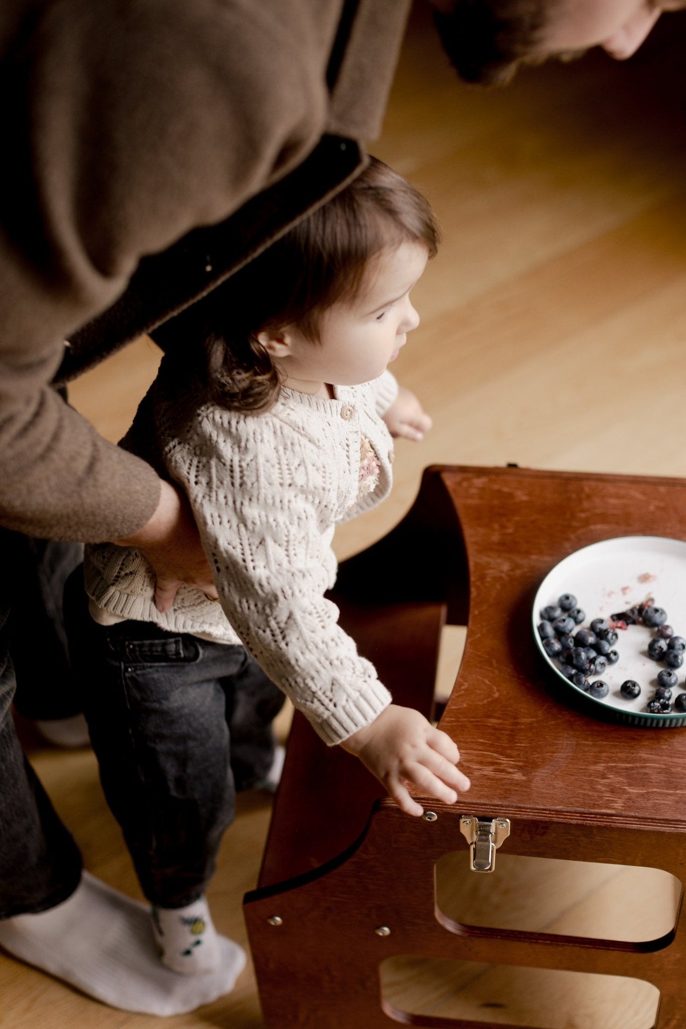 Mid - Century Modern Foldable Kitchen Tower - Duck Woodworks