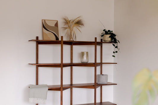 Mid Century Modern Bookcase | simple - Duck Woodworks