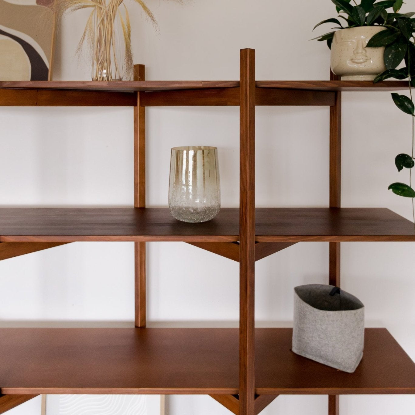 Mid Century Modern Bookcase | simple - Duck Woodworks