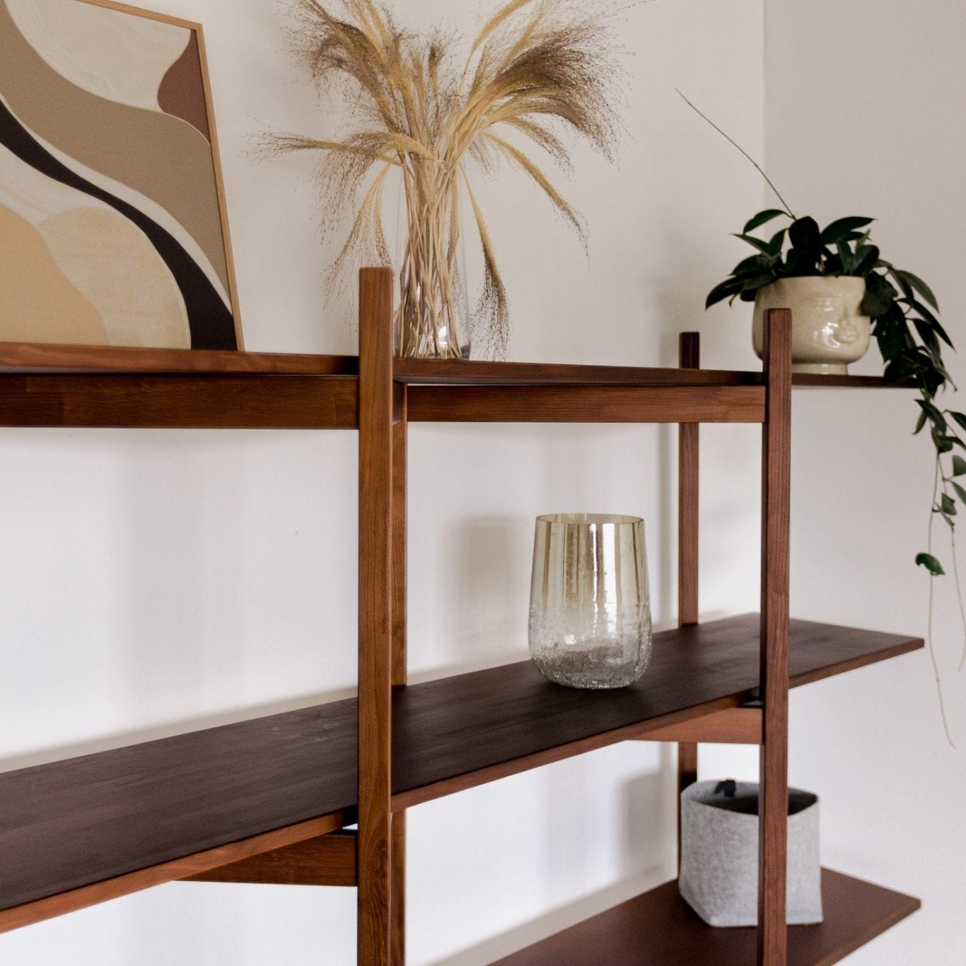 Mid Century Modern Bookcase | simple - Duck Woodworks