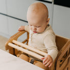 High Chair add on for Folding kitchen tower - Duck Woodworks