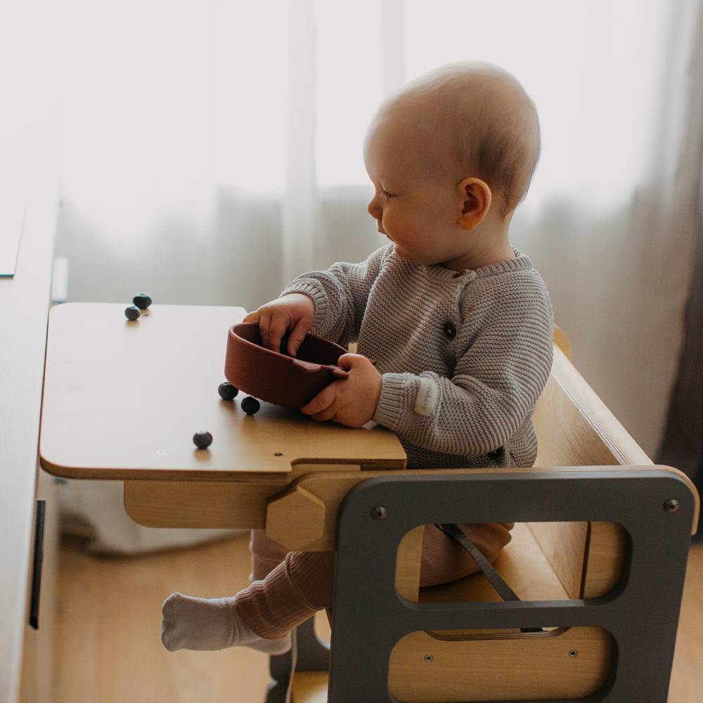 High Chair add on for Folding kitchen tower