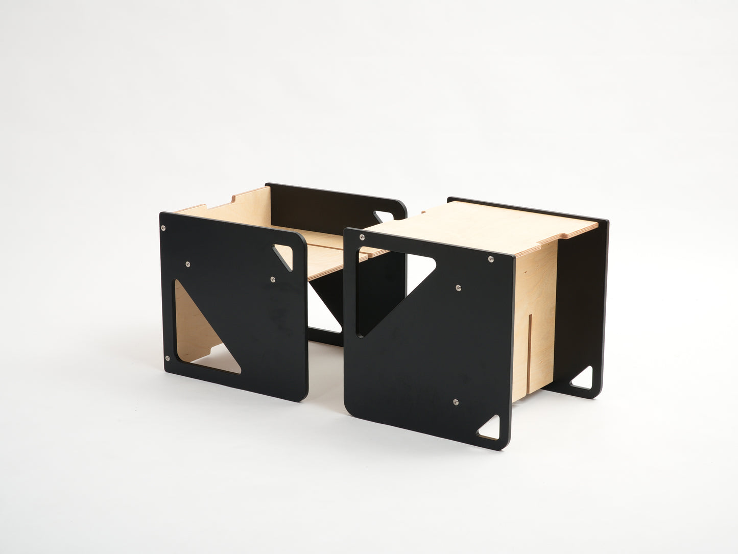 2-in-1 Table and Cube Chair