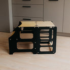 Foldable kitchen tower high chair - Duck Woodworks