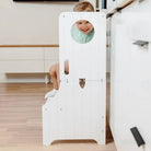 Foldable kitchen tower - Duck Woodworks