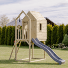 XL Duck House With A Slide - Duck Woodworks