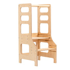 Adjustable height kitchen tower - Duck Woodworks