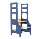 Adjustable height kitchen tower - Duck Woodworks