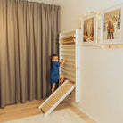 Climbing Triangle - Swedish Ladder set with a slide - Duck Woodworks