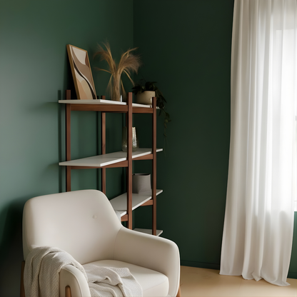 Bücherregal im Mid-Century-Modern-Stil