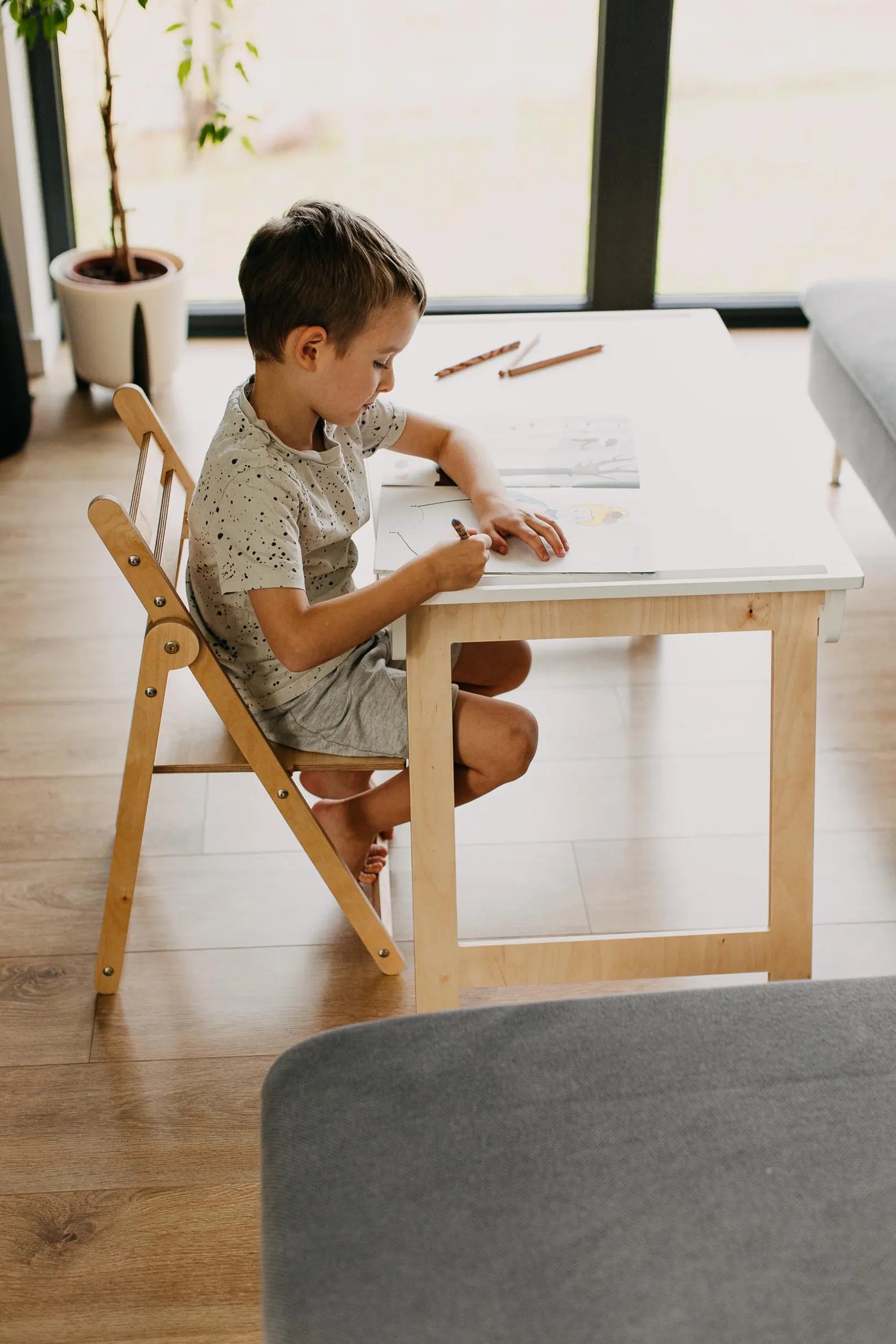 Foldable Chair for Toddlers - Duck Woodworks