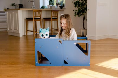 2-in-1 Table and Cube Chair