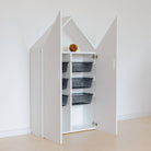 House shaped cupboard for children - Duck Woodworks