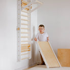 Climbing Triangle - Swedish Ladder set with a slide - Duck Woodworks