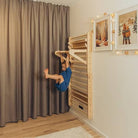 Climbing Triangle - Swedish Ladder set with a slide - Duck Woodworks