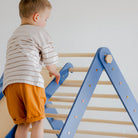 Climbing Triangle with a slide - Duck Woodworks