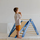 Climbing Triangle with a slide - Duck Woodworks